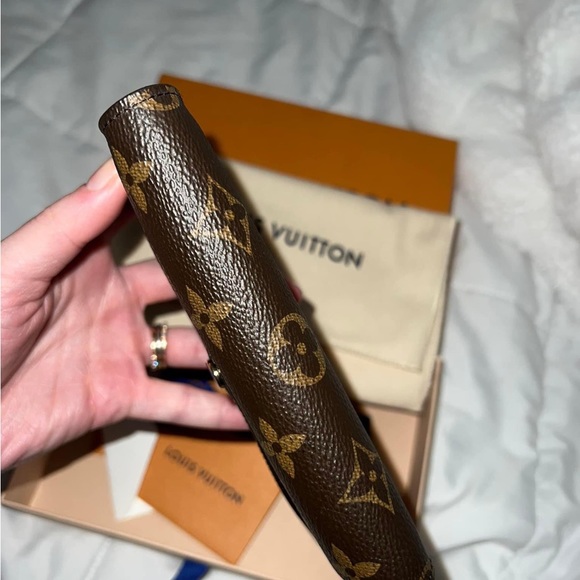 Pallas Compact Wallet Noir & Monogram - Picture 6 of 15